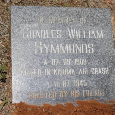 SYMMONDS Charles William 1908-1945