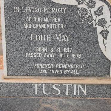 TUSTIN Edith May 1917-1979
