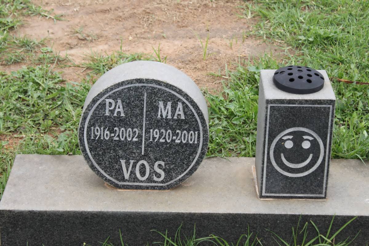 VOS Pa 1916-2002 & Ma 1920-2001