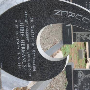 VUUREN Jurie Hermanus, van 1924-1984