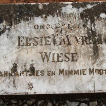 WIESE Elsie Maria