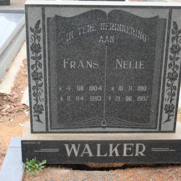 WALKER Frans 1904-1993 &amp; Nelie 1910-1987