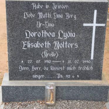 WOLTERS Dorothea Lydia Elisabeth 1910-1990