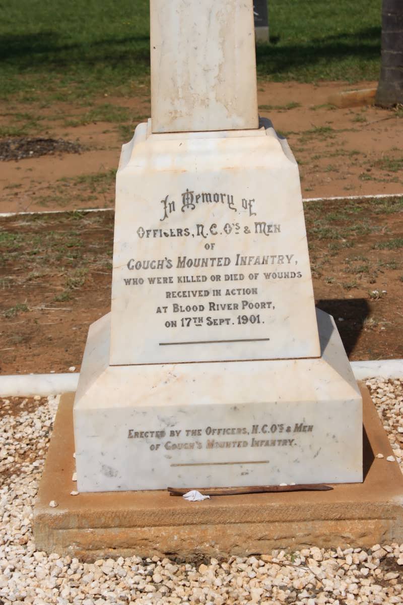 3. Memorial for Gough's Mounted Infantry Officers, N.C.O's & Men