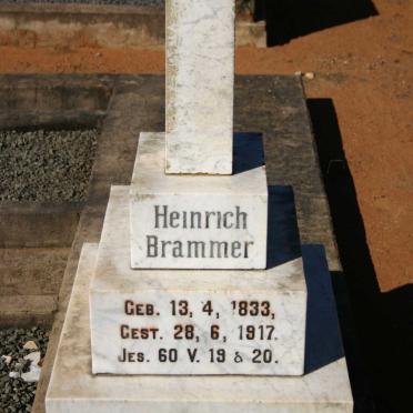 BRAMMER Heinrich 1833-1917 &amp; Marie 1837-1923
