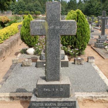 BIELEFELDT Martin 1875-1944 &amp; Auguste BOCK 1872-1962
