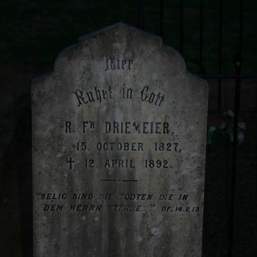 DRIEMEIER R. Fr. 1827-1892