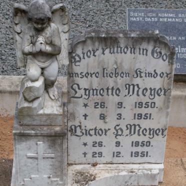 MEYER Lynette 1950-1951 :: MEYER Victor H. 1950-1951