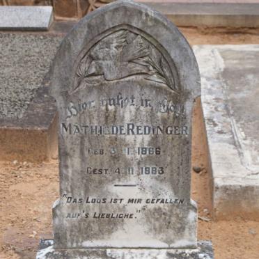REDINGER Mathilde 1866-1883