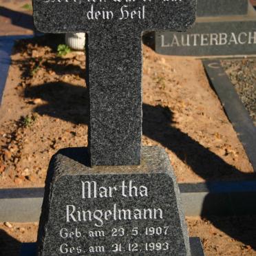 RINGELMANN Martha 1907-1993