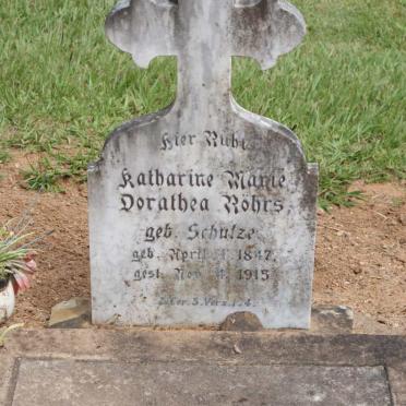 ROHRS Katharine Marie Dorothea nee SCHULZE 1847-1915