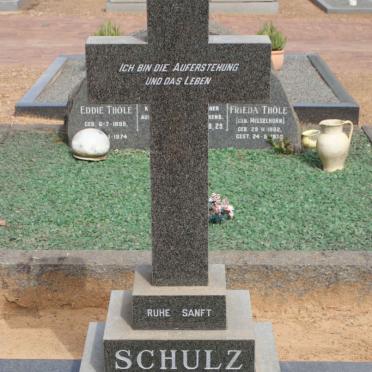 SCHULZ G.J. Helmut 1902-1971 &amp; A.M. Magdalene MEYER 1913-2003