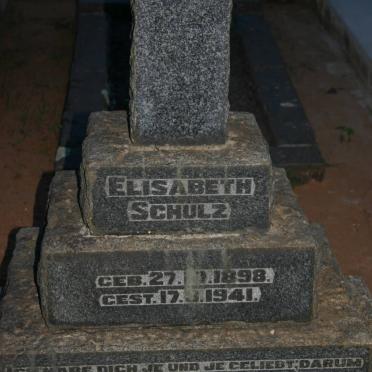 SCHULZ Elisabeth 1898-1941