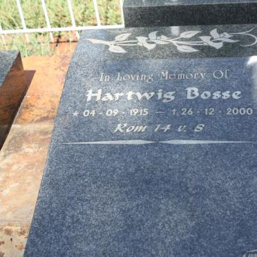 BOSSE Hartwig 1915-2000