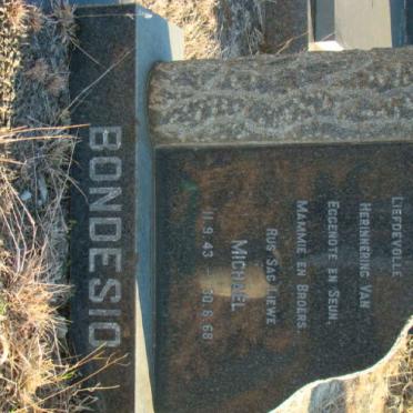 BONDESIO Michael 1943-1968