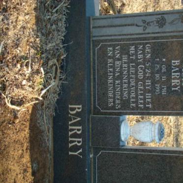 BARRY Eduard Wium 1911-1993