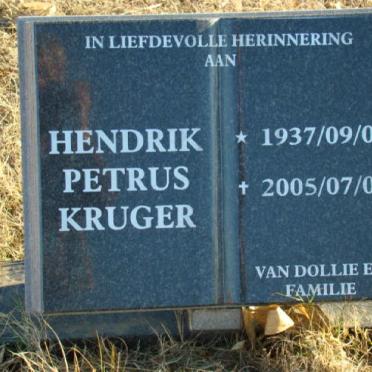 KRUGER Hendrik Petrus 1937-2005