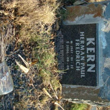 KERN Herman Paul Fredrich 1947-2006