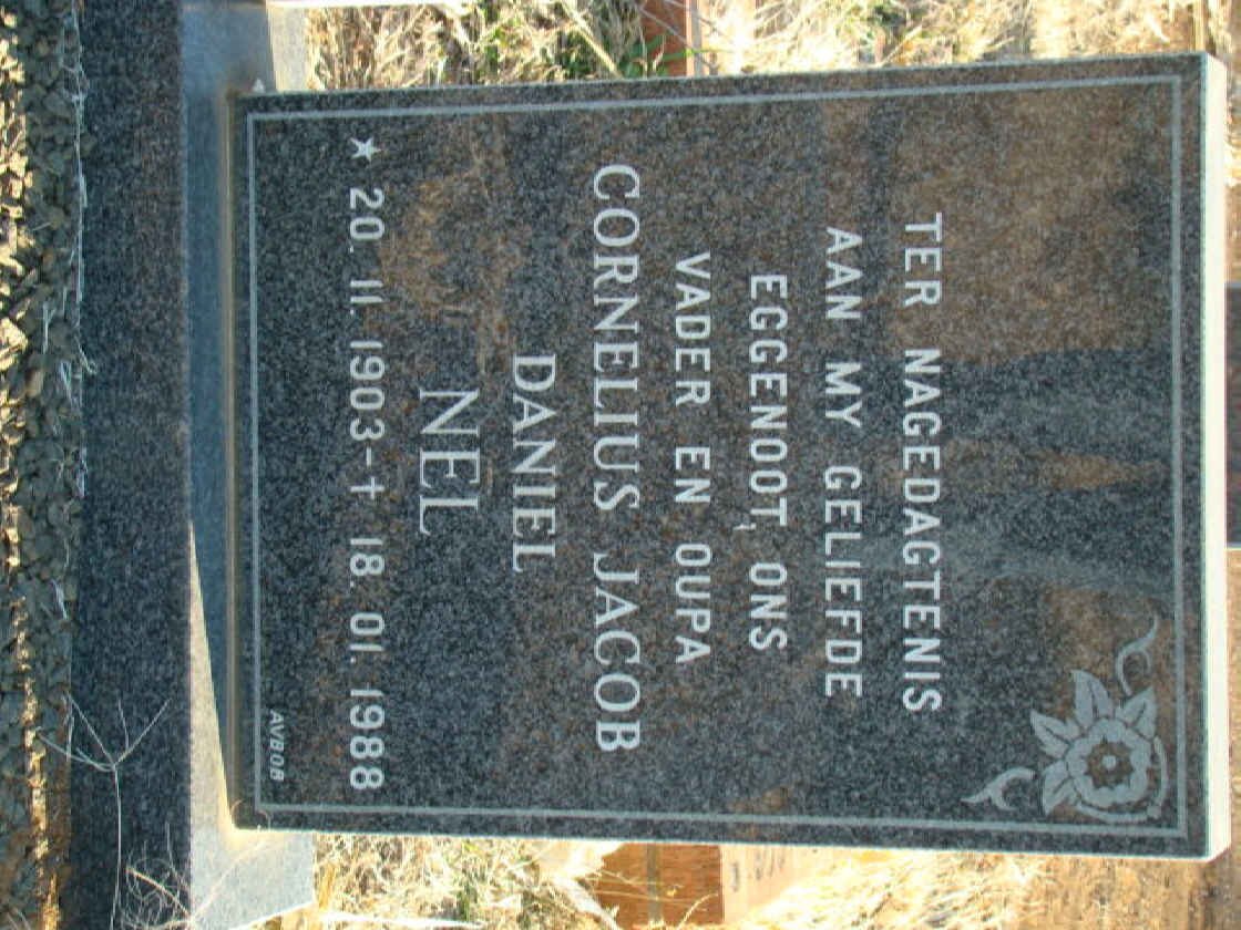 NEL Cornelius Jacob Daniel 1903-1988