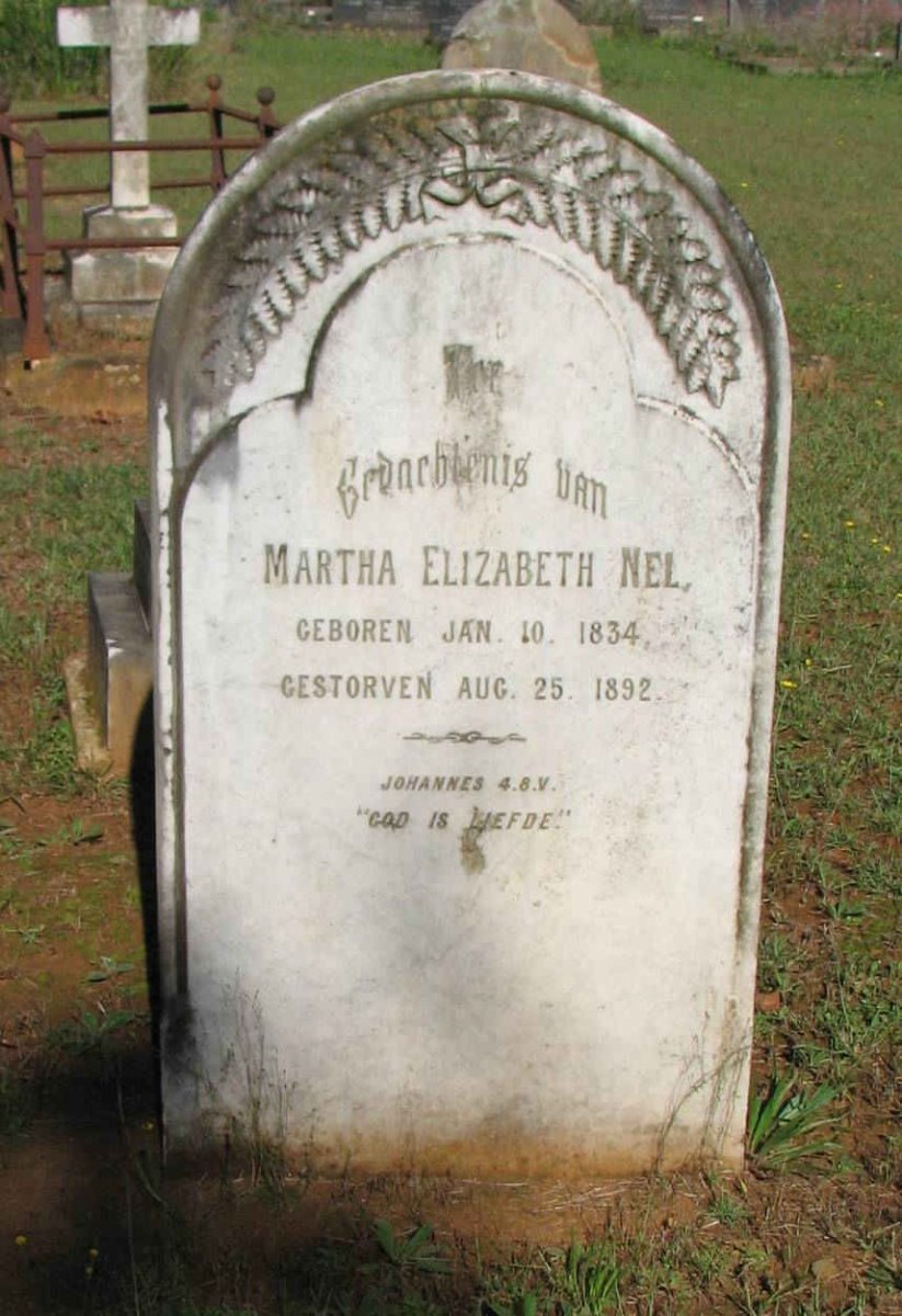 NEL Martha Elizabeth 1834-1892