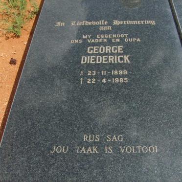 KLEYNHANS George Diederick 1899-1985