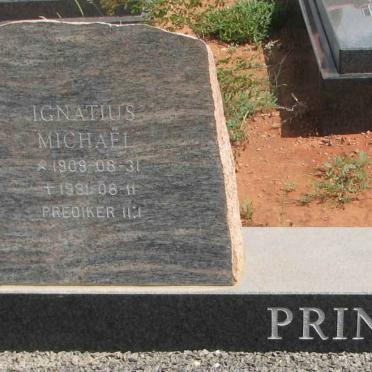 PRINSLOO Ignatius Michael 1909-1981