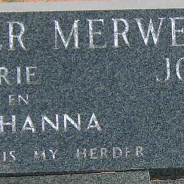 MERWE Johannes Gerhardus Stephanus, van der 1916-1980