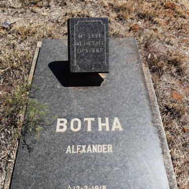 BOTHA Alexander 1918-1986