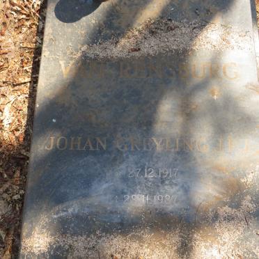 RENSBURG Johan Greyling J.F.J., van 1917-1987