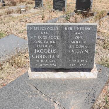 ? Jacobus Christian 1938-1994 & Evelyn 1939-1996