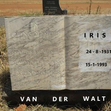 WALT Iris, van der 1931-1993