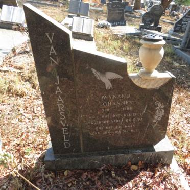JAARSVELD Wynand Johannes, van 1928-1988