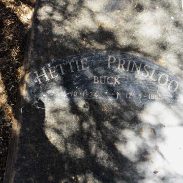 PRINSLOO Hettie 1934-1985