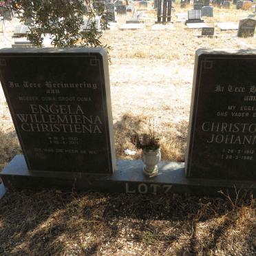 LOTZ Christoffel Johannes 1912-1986 & Engela Willemiena Christiena 1920-2001