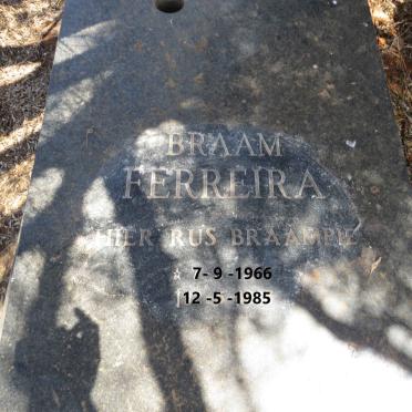 FERREIRA Braam 1966-1985