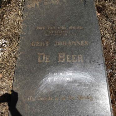 BEER Gert Johannes, de 1928-1983