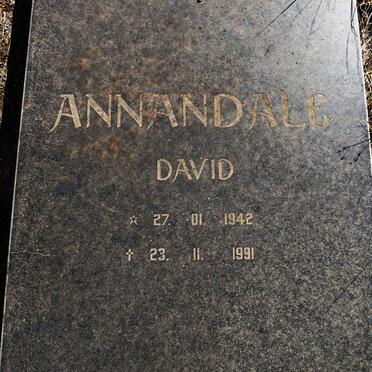 ANNANDALE David 1942-1991