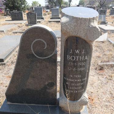 BOTHA J.W.J. 1930-1986