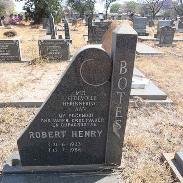 BOTES Robert Henry 1923-1986