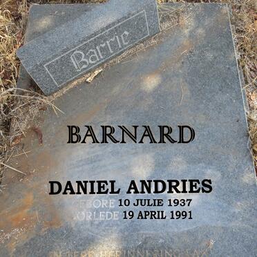 BARNARD Daniel Andries 1937-1991