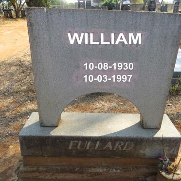 FULLARD William 1930-1997
