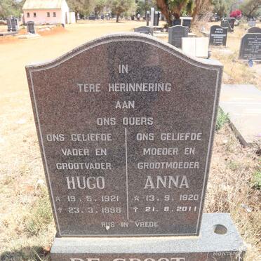 GROOT Hugo, de 1921-1998 & Anna 1920-2011