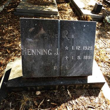 JAGER Henning J., de 1929-1991