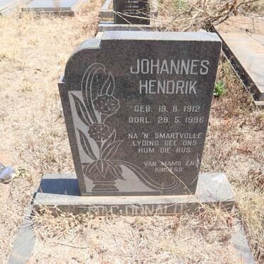 MACDONALD Johannes Hendrik 1912-1996