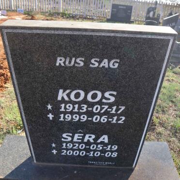 MEYER Koos 1913-1999 & Sera 1920-2000