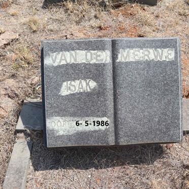 MERWE Isak, van der -1986