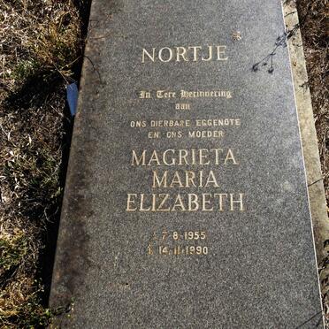 NORTJE Magrieta Maria Elizabeth 1955-1990