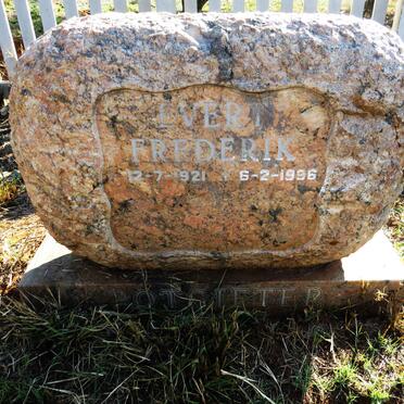 POTGIETER Evert Frederik 1921-1996