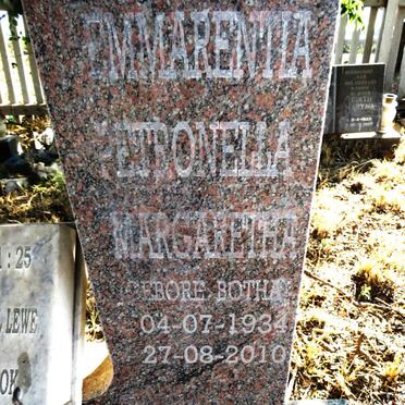 PLESSIS Barend Johannes, du 1930-1997 & Emmarentia Petronella Margaretha BOTHA 1934-2010 _2