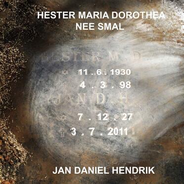 PRETORIUS Jan Daniel Hendrik 1927-2011 & Hester Maria Dorothea SMAL 1930-1998 _2